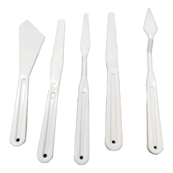 Espátulas Plásticas Juego 5 Un.