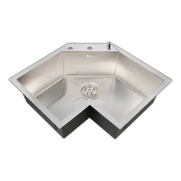 Fregadero Lavaplatos Esquinero 64x64 Sobre Tope Inox Belt-g