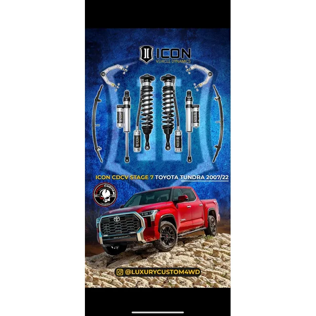 Suspensión Icon Cdcv Toyota Tundra 2010/2024