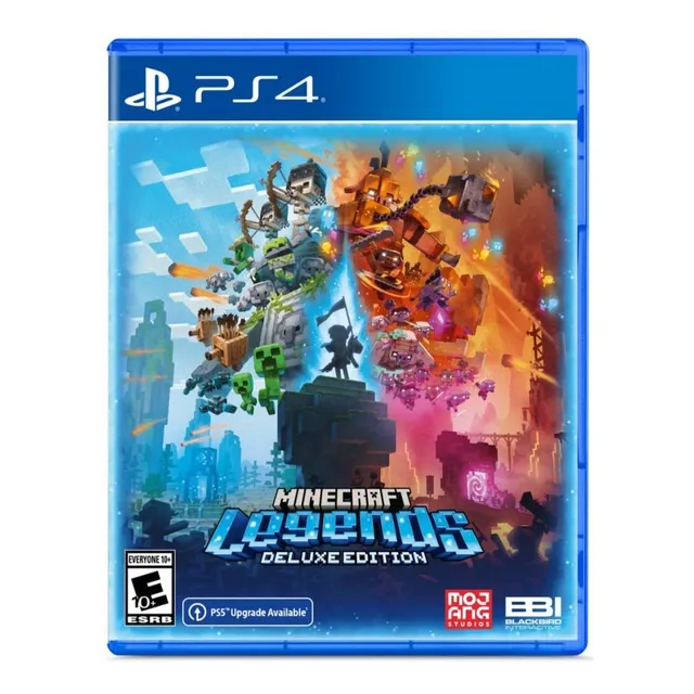Medios físicos de Minecraft Legends Deluxe Edition para PS4