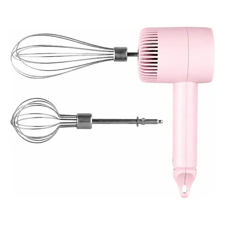 Batidora De Mano Eléctrica Con Batidores Acero Pink