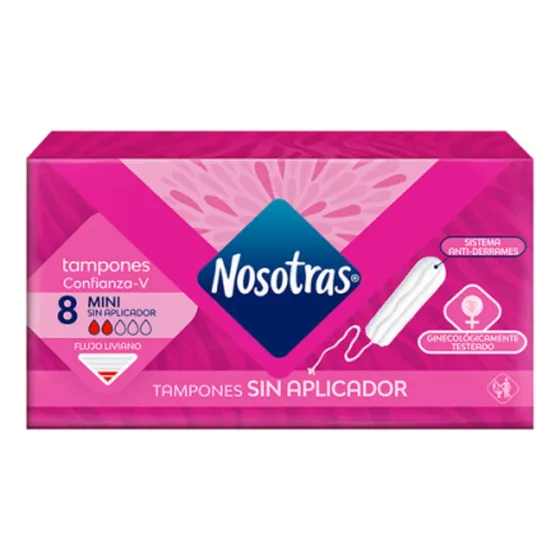 Tampón Nosotras Digital mini 8 u