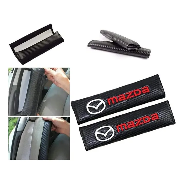 Pack 2 Cubre Cinturon De Seguridad Ecocuero. Elige Tu Marca.