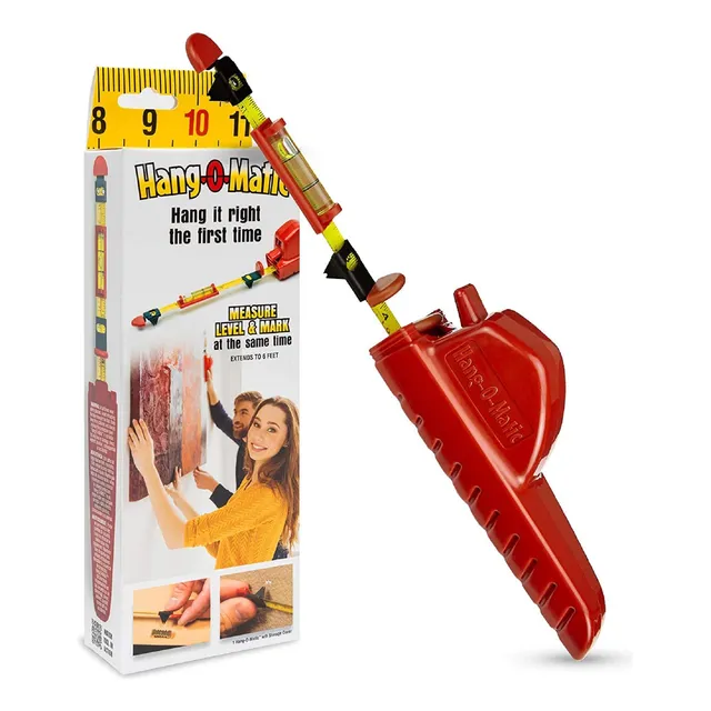 Herramienta Hang-o-matic Para Colgar Cuadros Rojo