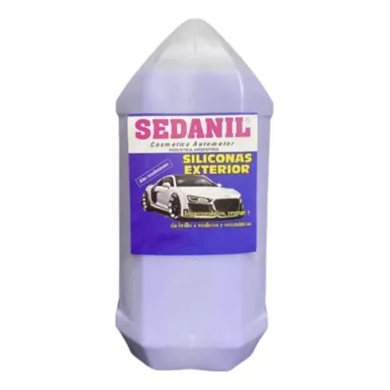 Silicona Gel Azul Plásticos Y Neumáticos Premium 5l Sedanil