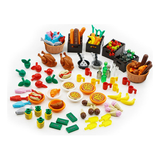 Accesorios De Bloques De Comida Compatible Con Lego Ladrillo Accesorios De Bloques De Comida Compatible Con Lego Ladrillo