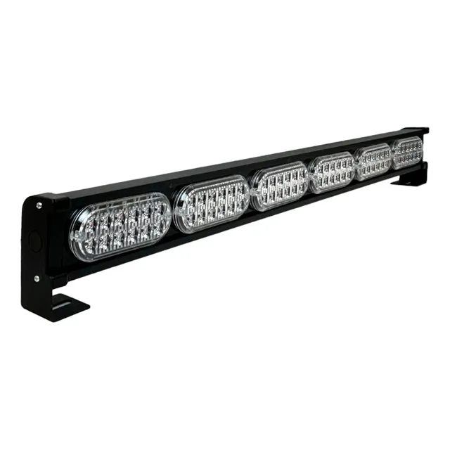 Barra Led 6 Modulos De 12 Led Total 72 Leds Estrobo Bicolor
