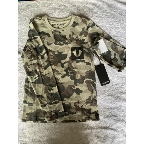 Franela True Religión Camuflada Para Niño