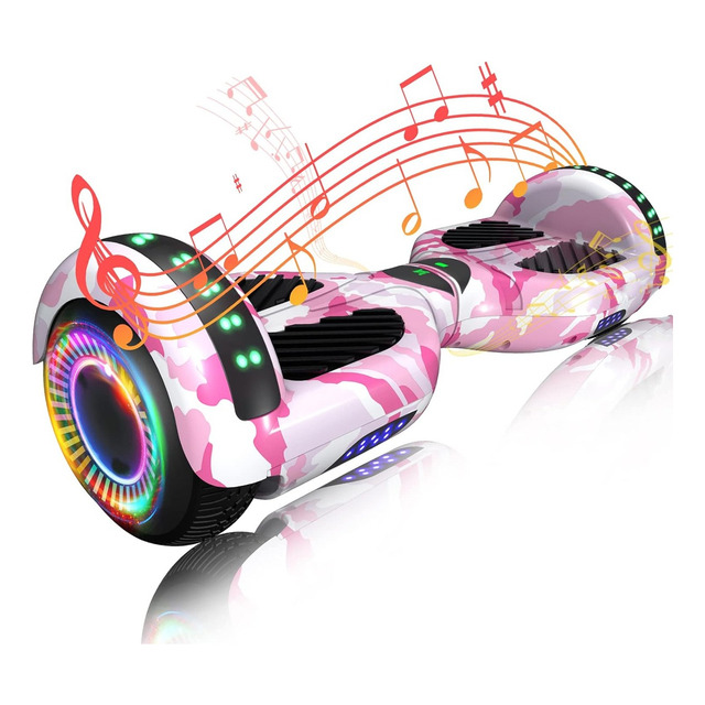 6.5''hoverboard Super Range Skate Elétrico Bluetooth Com Led 6.5''hoverboard Super Range Skate Elétrico Bluetooth Com Led