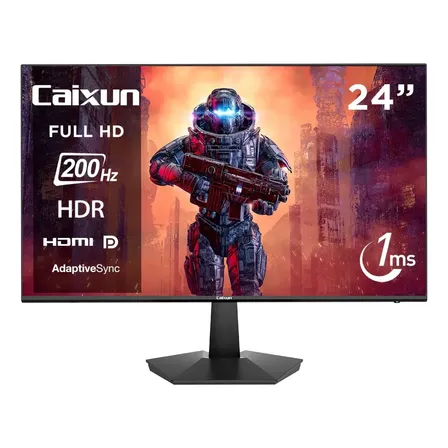 MONITOR GAMER PLANO CAIXUN 24 FHD VA 200HZ HDMI DP 1MSC24X1F NEGRO