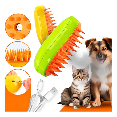 Escova A Vapor Para Gatos, Escova A Vapor Gatos Cor Amarelo Escova A Vapor Para Gatos, Escova A Vapor Gatos Cor Amarelo