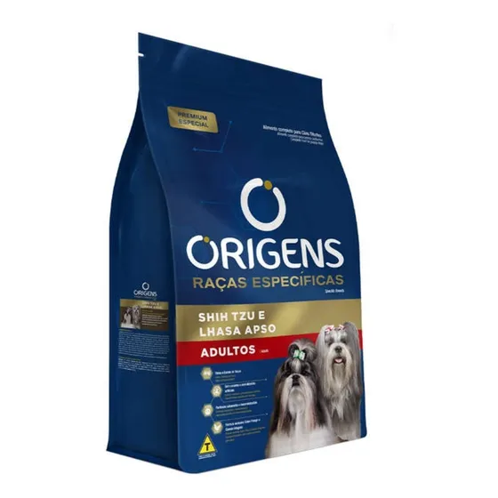 Ração Origens Raças Específicas Shih Tzu E Lhasa Apso 10,1kg