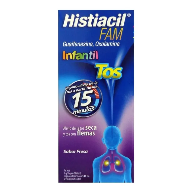 Histiacil Fam Jarabe Infantil Frasco 140ml