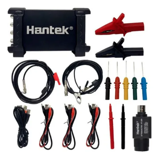 Osciloscópio Digital Automotivo 4 Ch 70 Mhz Hantek 6074be color gris oscuro