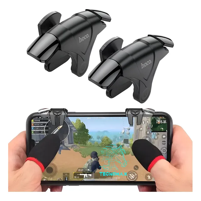 Gatillos Botones Celular Gamer + Dedales Gamer