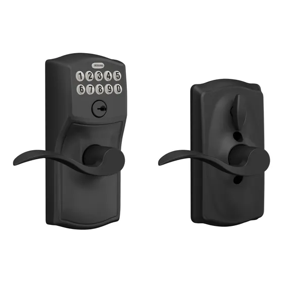 Keypad Entry Lock Schlage Fe595 Cam 622 Acc Matte Black