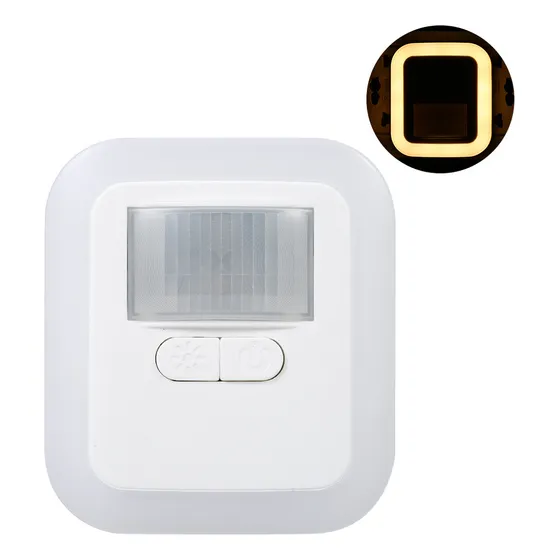 B Enchufe Led De Movimiento Con Sensor De Luz Nocturna