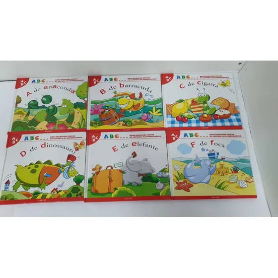 Coleção Abc Meus Primeiros Passos Na Leitura E Na Aprendizagem  23 Volumes Editora Salvat B46
