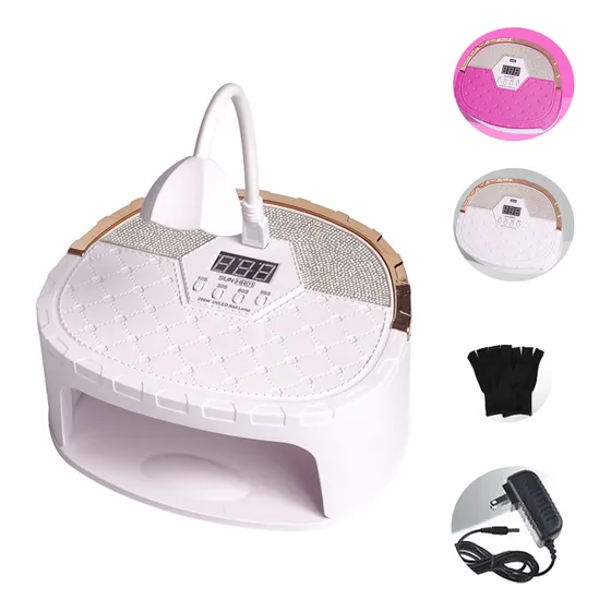 Lámpara De Manicura Uv Led Recargable De 288w 45led