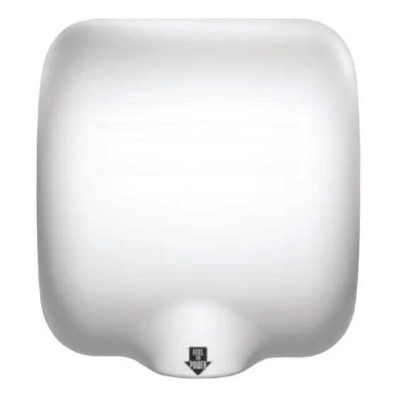 Secador De Manos Blanco De Acero Inoxidable
