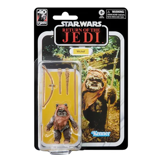 Star Wars 40th Anniversary The Black Series Ewok Wicket 
