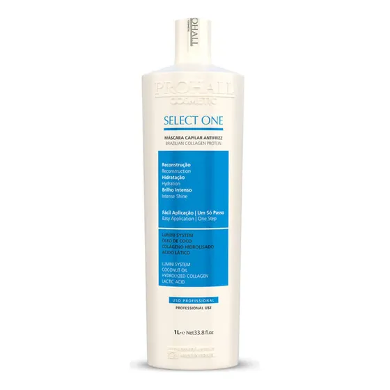 Mascara Capilar Antifrizz Select One Prohall 1l