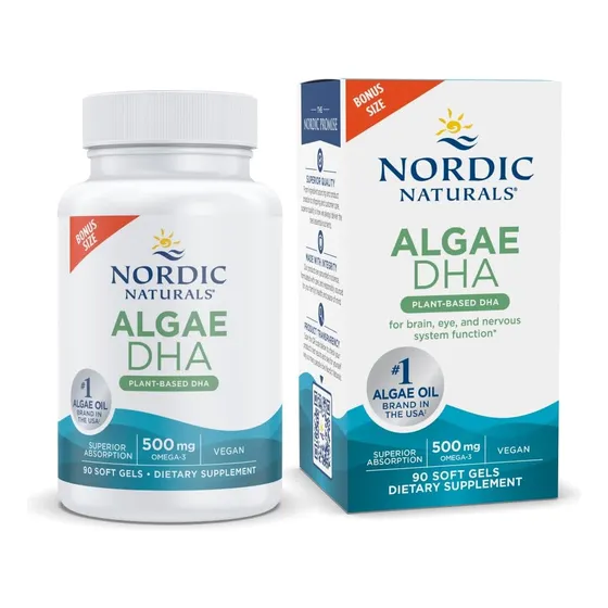 Suplemento Nordic Naturals Algae Dha 90 Cápsulas Blandas, 50