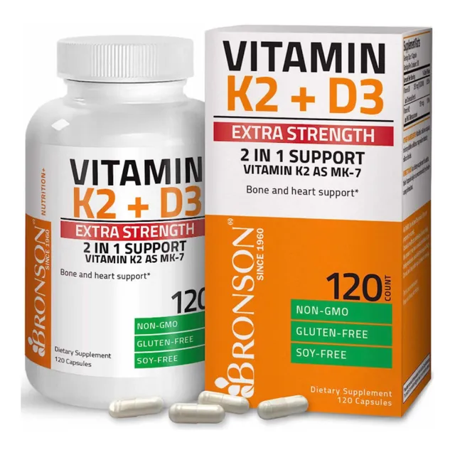 Vitamin K2+d3  Bronson Original
