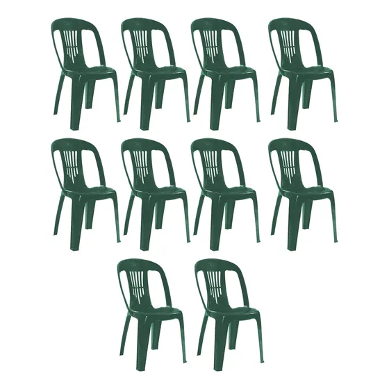 Silla Antonella Verde Gardenlife X10 Unidades Ehogar