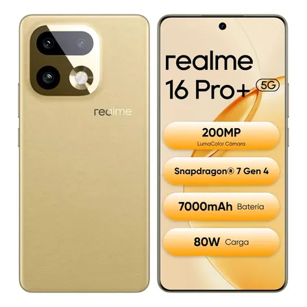 Celular Realme 16 Pro Plus 5g 12gb 512gb