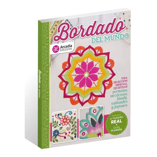 Libros Aprender Bordado + Moldes Tamaño Real Varios Estilos