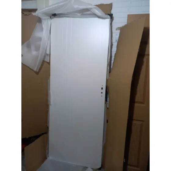 Puerta Entamborada En Melanina Color Blanca Con Textura 