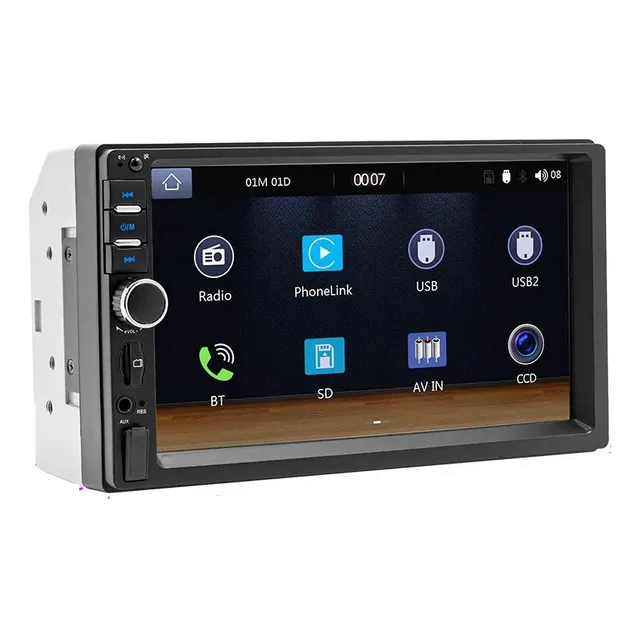 Radio Multimedia Carplay Android Auto Con Camara Reversa