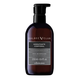 Loção Hidratante Desodorante Corporal Malbec Club Boticårio Loção Hidratante Desodorante Corporal Malbec Club Boticårio