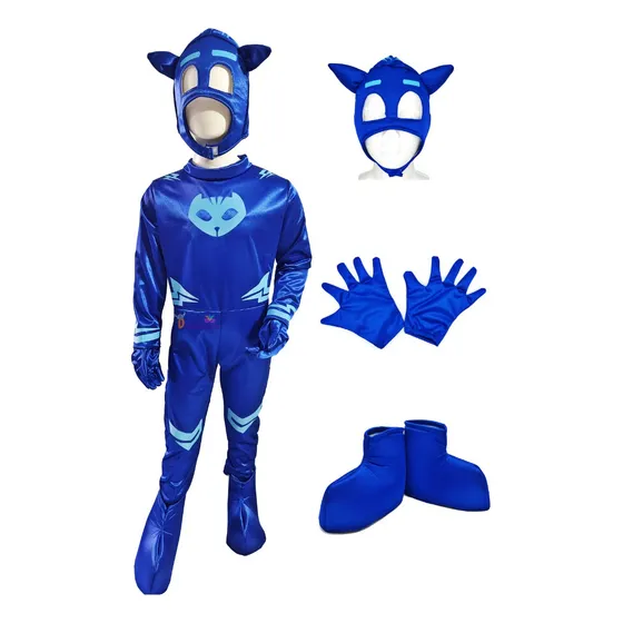 Disfraz Cat Niño Boy Inspirado Gatuno Cat Pijama Héroes 