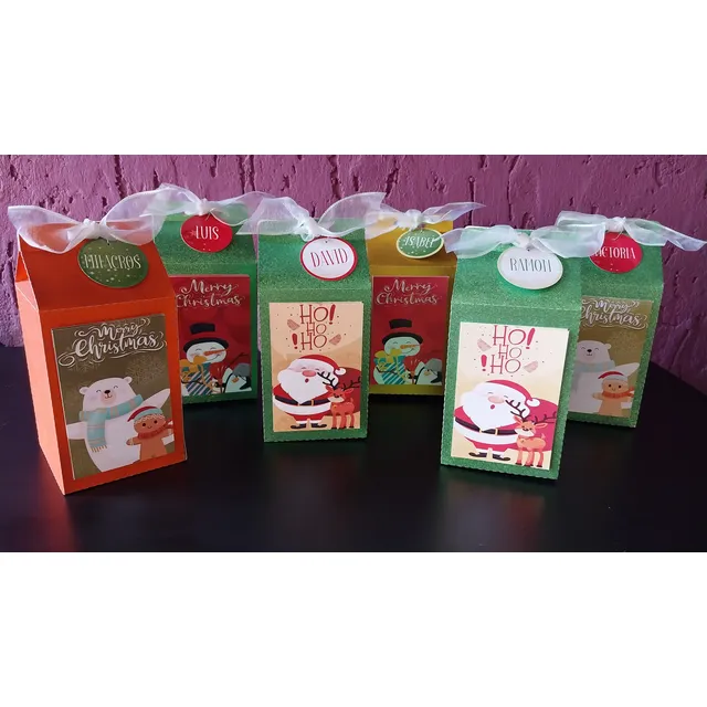 Cajas De Navidad Cotillon Regalos Docena