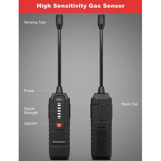Detector Fuga Gas Gasolina, Tolueno, Querosen, Alcantarillad