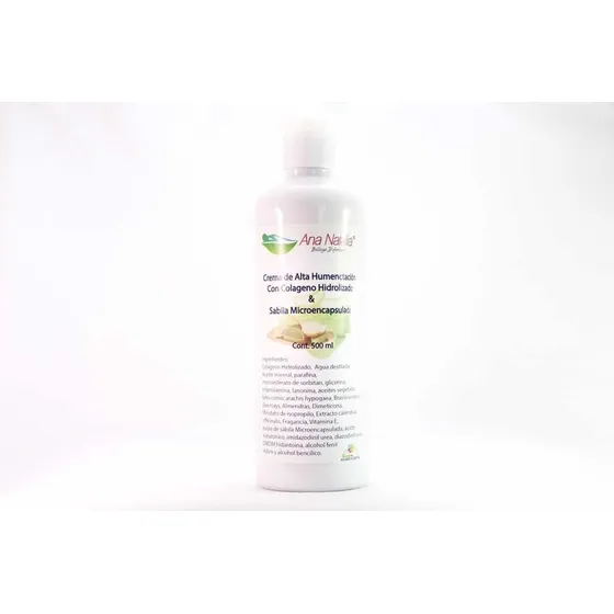 Crema Corporal Colágeno Hidrolizado Piel Reseca 500 Ml