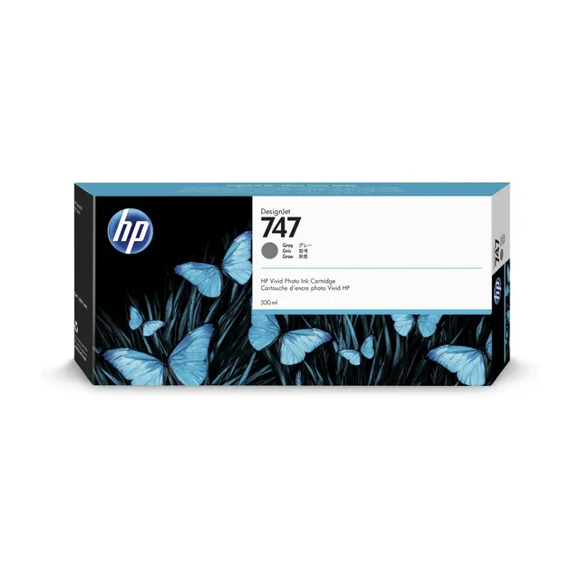 Tinta Hp Lf 747 Gris 300 Ml