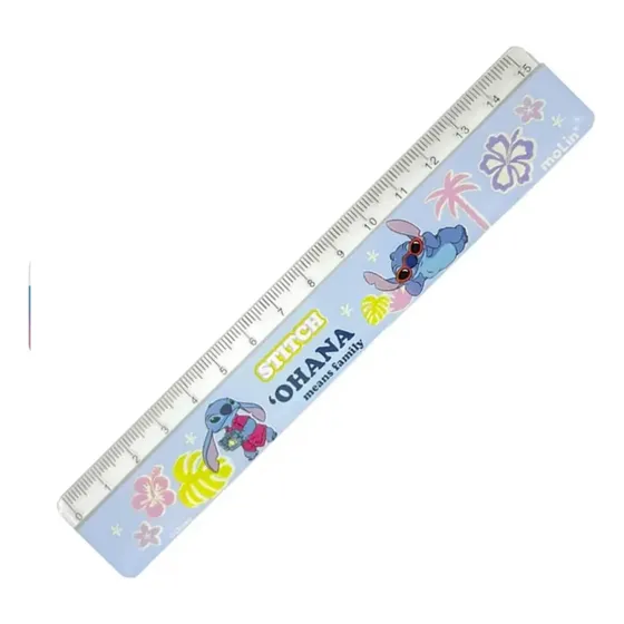 Régua Personalizada Molin Lilo E Stitch 15cm