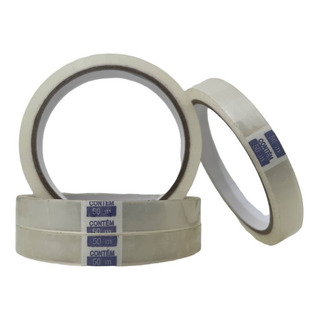 Durex Transparente Alta Fixação 12mm X 50metros - 60 Rolos Durex Transparente Alta Fixação 12mm X 50metros - 60 Rolos