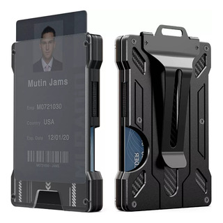 Cartera Rfid Hombre Tarjetero Billetera Fibra De Carbono Cartera Rfid Hombre Tarjetero Billetera Fibra De Carbono