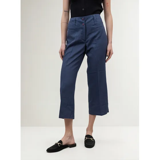 Pantalón Capri De Lino Liviano Mujer Talles Grandes