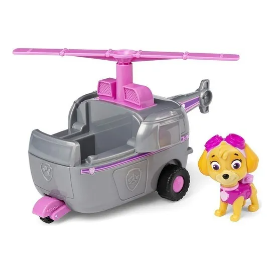 Paw Patrol Vehículo Con Personaje 16 Cm Color Skye
