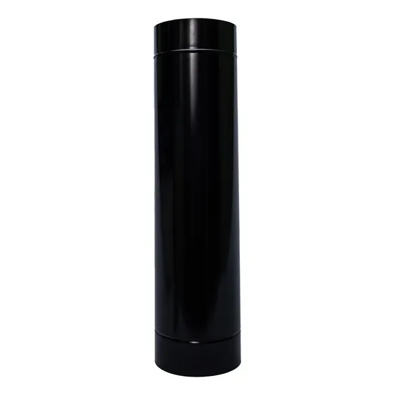 Duto Aço Para Chaminé Forno Churrasqueira 30cm X 1 Metro
