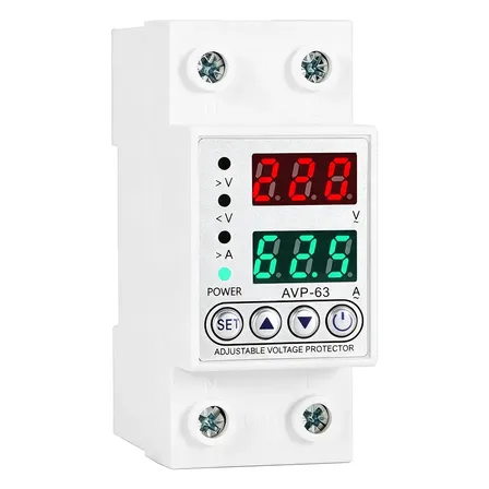 FORESTORY Rele Protetor Sobre E Sub Tensão E Corrente Ac 63a 127/220v Protetor i