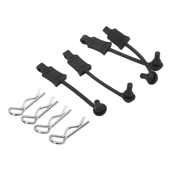 4 Clip Goma Para Auto Control Remoto Automodelismo Rc Hobby