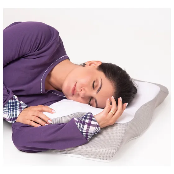 Travesseiro Cervical Ergonômico Para Pescoço E Ombro