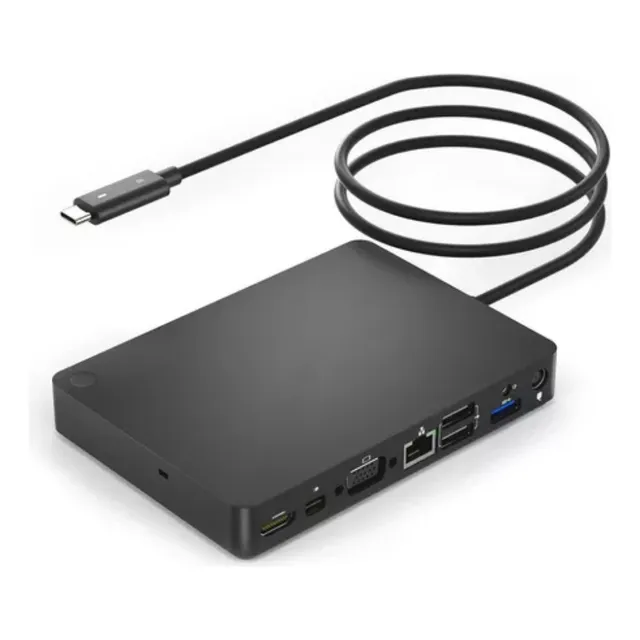 Hub Tipo C Dell Wd15 Hdmi Rj45 Usb 2.0 Usb 3.0 Vga Mini Dp