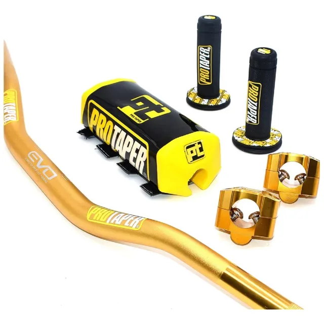 Set Manillar Aluminio Puño Protector Elevador Pro Taper